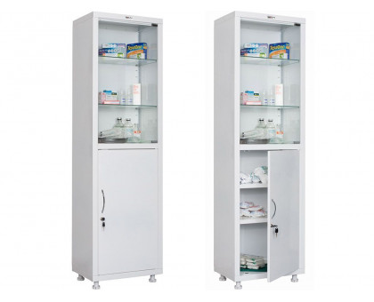 Медицинский шкаф HILFE МД 1 1657/SG: порядок и безопасность в вашем доме